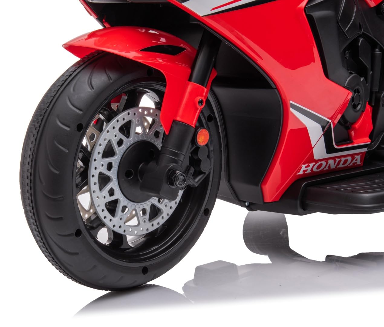 Moto eléctrica Infantil CBR 1000RR, Moto Infantil 12V vehículo Infantil eléctrico con 2 Ruedas de Entrenamiento Desmontables para niños a Partir de 3 años (Rosa)