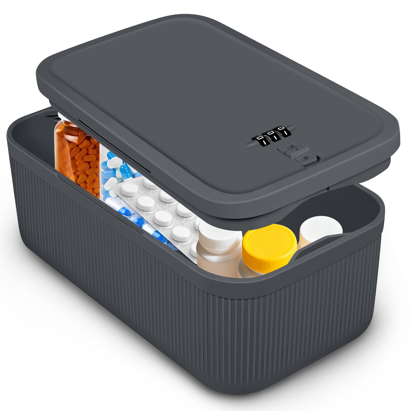 Amazon.com: Small Lock Box,Lockable Storage Box with Combination