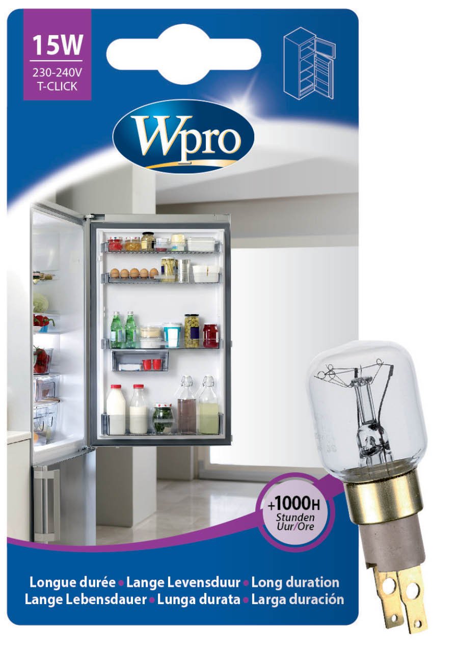 Whirlpool 484000000979 Frigorifero Accessori/Lampadine/Sostituzione originale 15W Frigorifero Lampada T clicca per la tua refrigerazione