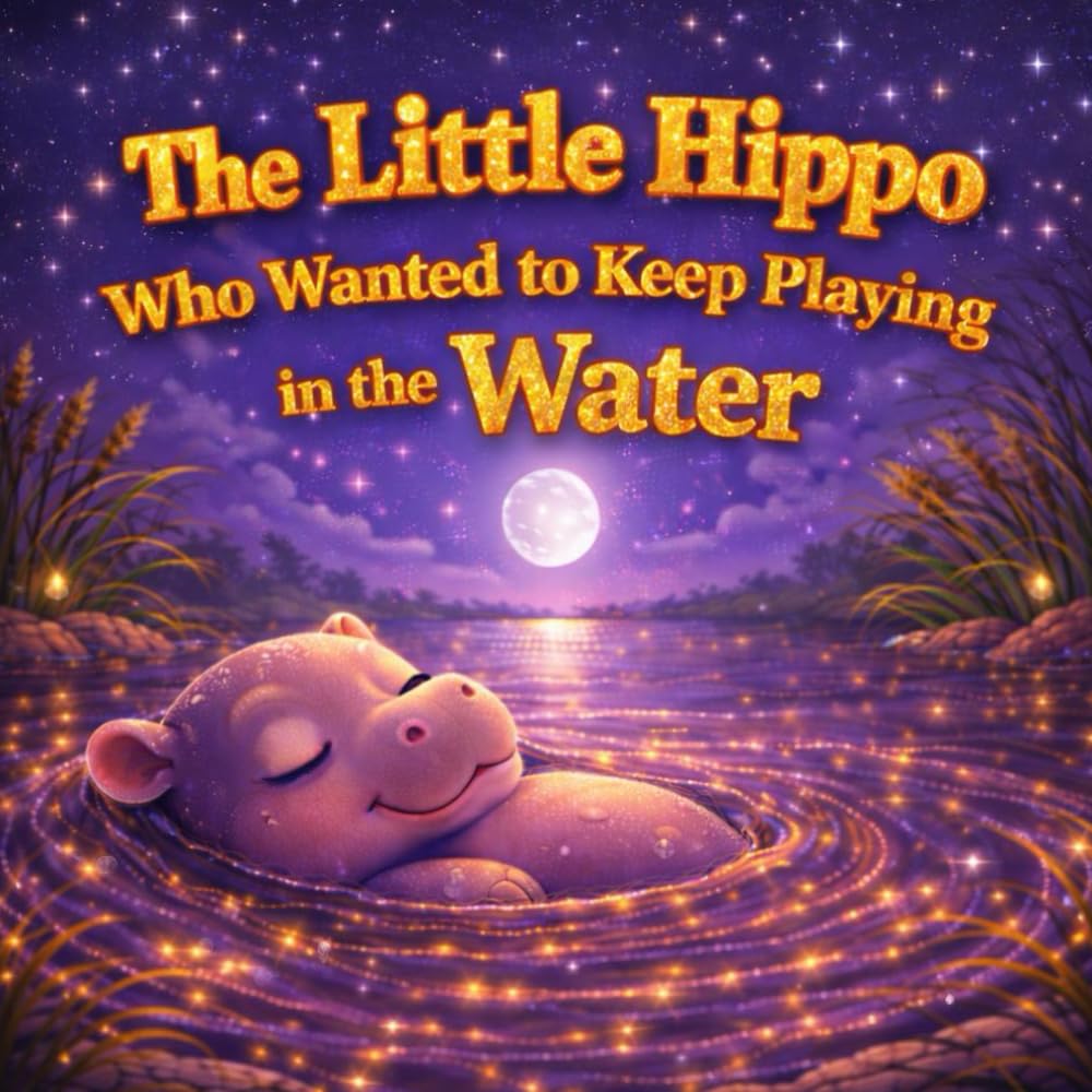 The Little Hippo Who Wanted to Keep Playing in the Water: A Calming Bedtime Story for Kids Who Don’t Want to Stop Playing and Need Help Falling Asleep (Sleepy Little Animals)