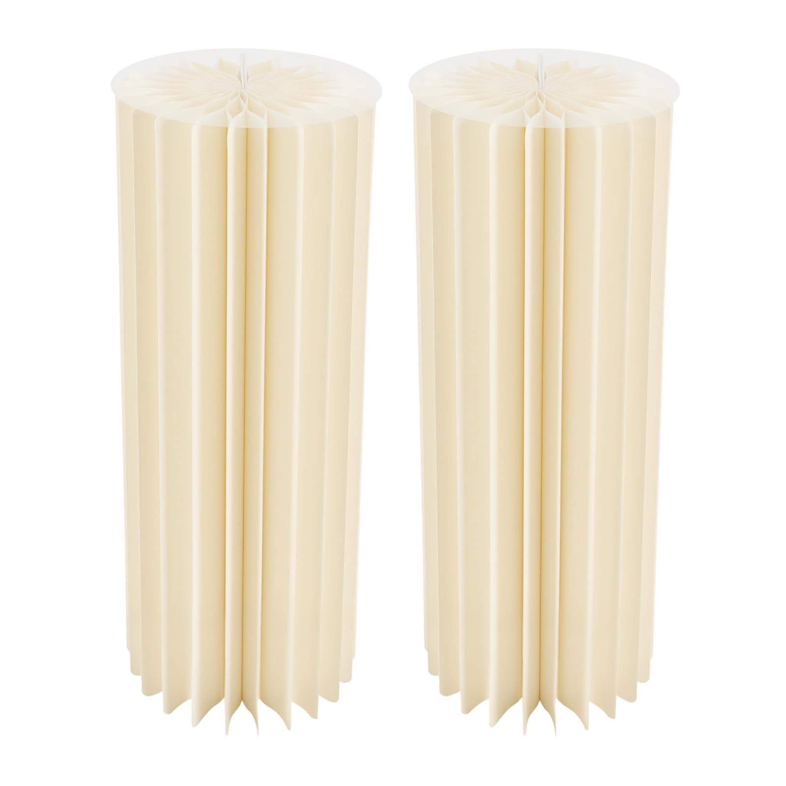 Faltbare Papiersäulen Zylinderständer Ausstellungssockel für Partys Herzstück Zylindertische Zylindertisch Römische Säule aus Pappe Kuchen Display Sockelständer für Hochzeits (2 Stück)