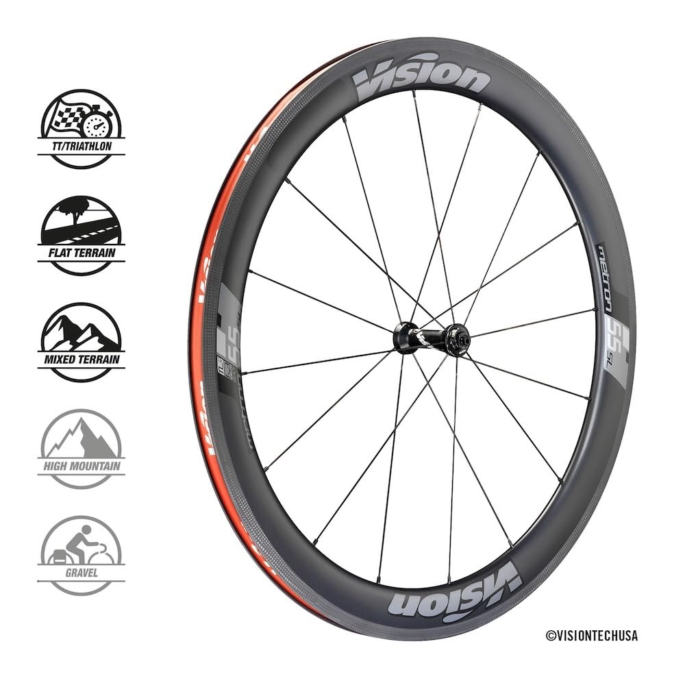 VISION SL55 METRON カーボンホイール シマノフリークリンチャー