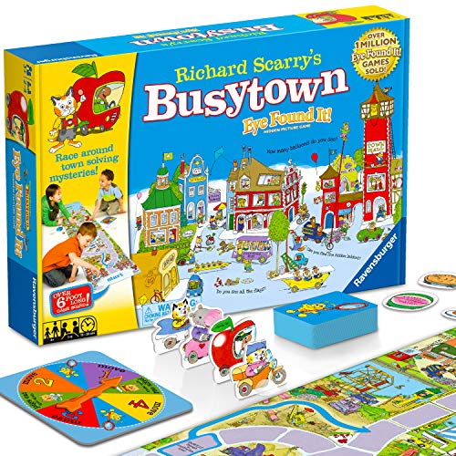 Wonder Forge Richard Scarry's Busytown, Eye Found It Toddler Toy and Game (5 players) for Boys and Girls Age 3 and Up - A Fun Preschool Board Game,Multi-colored #1