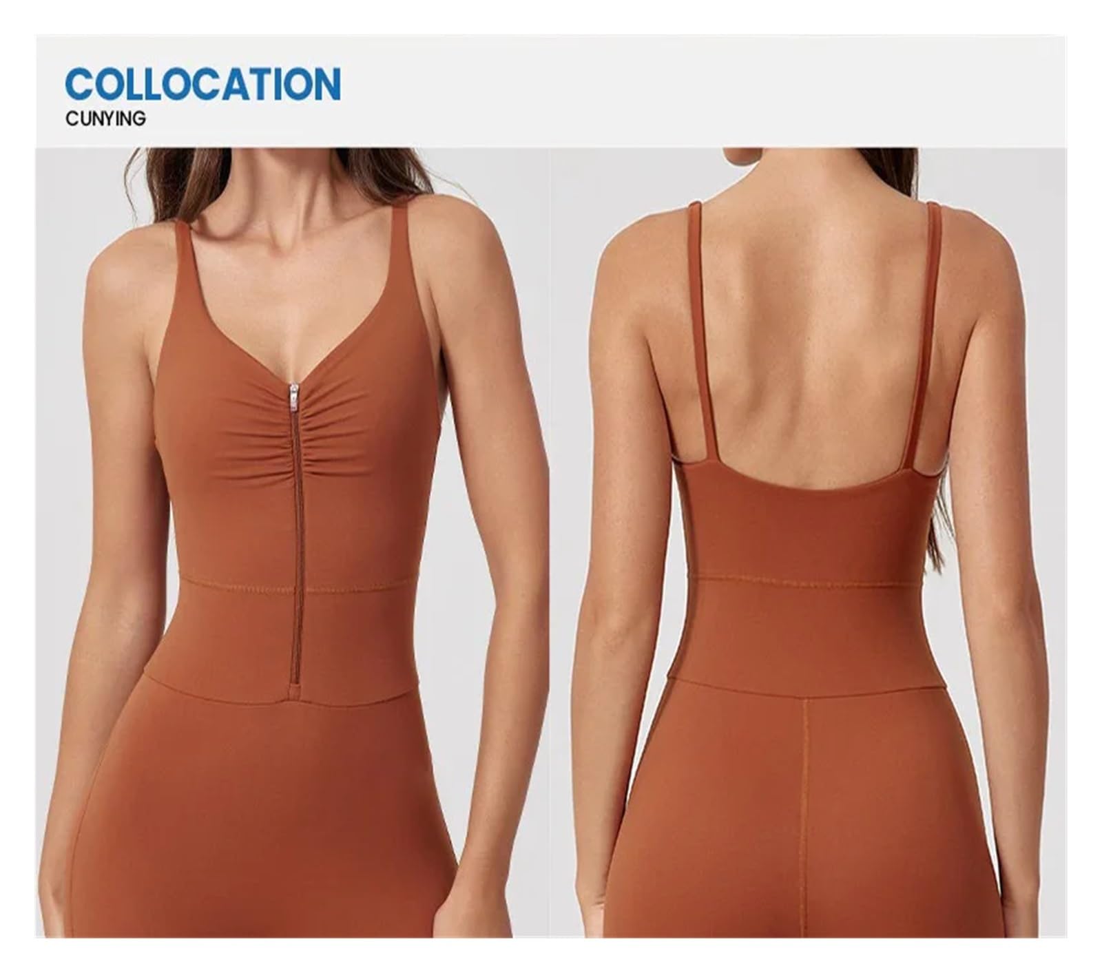 Body de Yoga sin Espalda Traje De Yoga Una Pieza For Mujer, Ropa Deportiva para Yoga