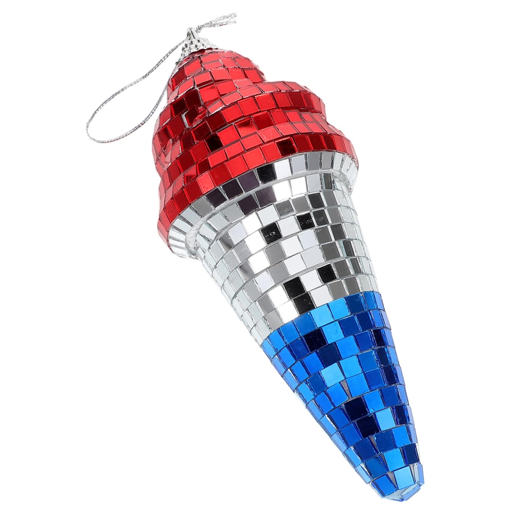 YARNOW Disco Ball Mirror Ball Ice Cream Shaped Hanging Decor Recording Studio Sound Absorption Party Decorations Wedding Decor Birthday Decorations