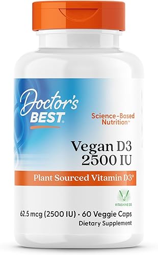 Cápsulas vegetarianas Doctors Best Best Vegan D3 DRB-00302 1 1