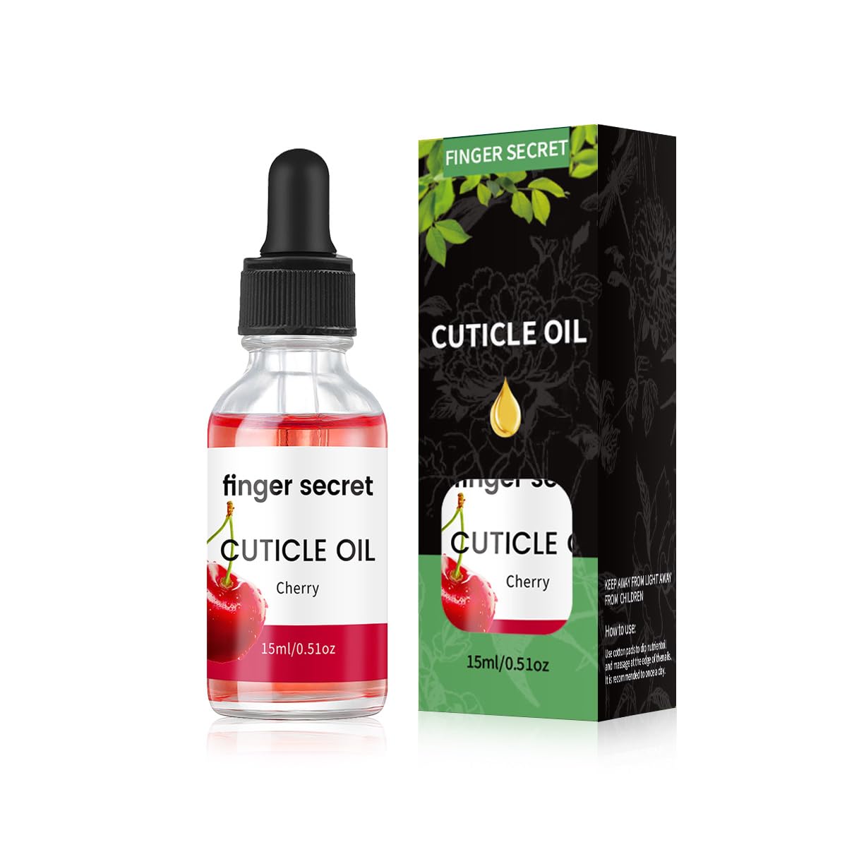 finger secret 8ml Nail Skin Care Cuticle Oil Wu Xing(5PCS) Scent The Ultimate Nail Care Solution with Unique Revitalizing and Complex Blend (1SET,