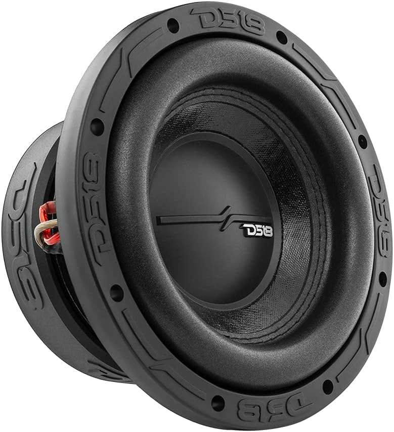 DS18 ZR8.2D Elite-Z 8" Car Audio Subwoofer 1000W Watts Dual Voice Coil 2-Ohm DVC 2+2 OHMS (1 Speaker)
