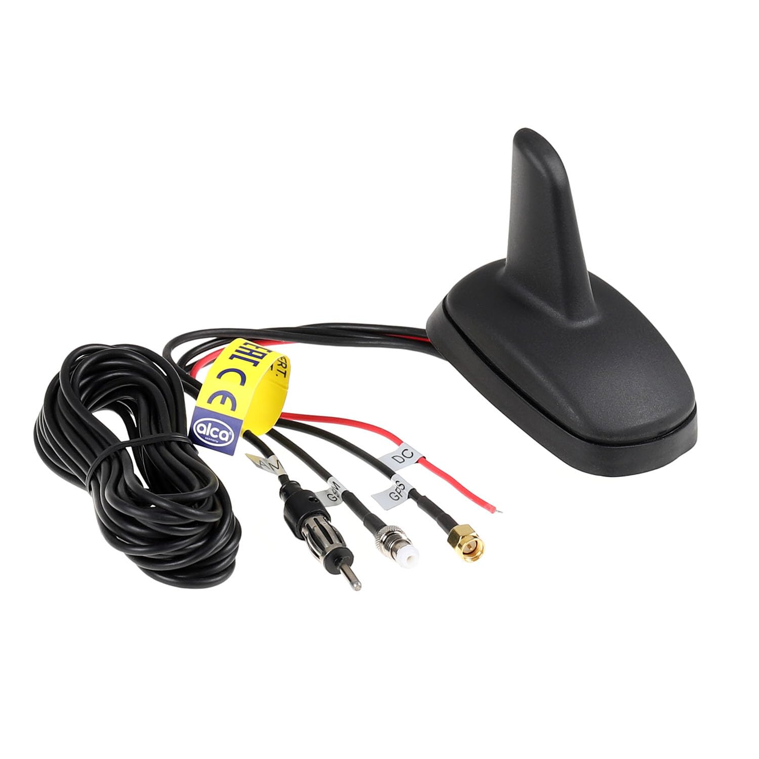 alca® Haifischantenne, aktiv mit Verstäker, für AM/FM & GPS-Navigation