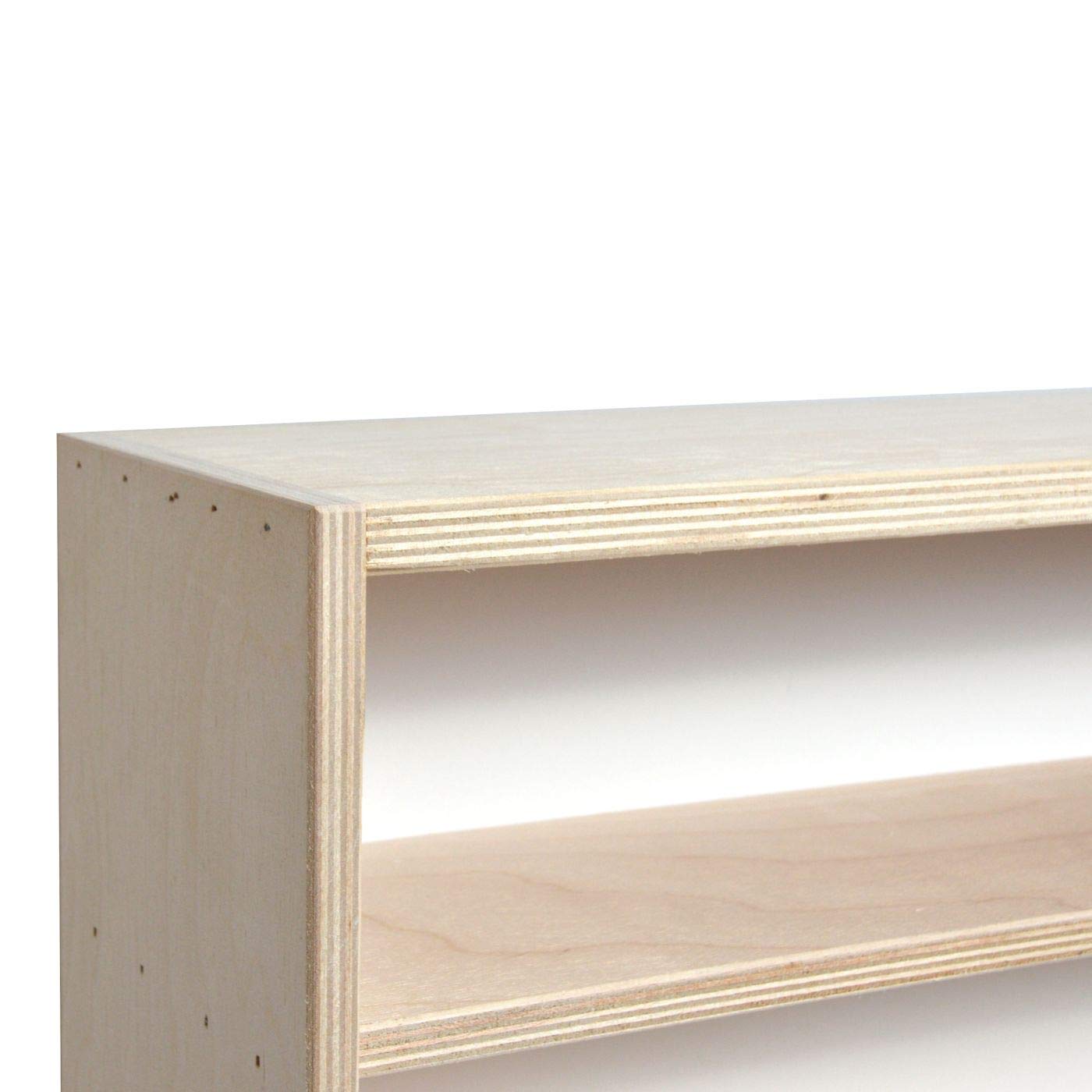 Alsino Vitrine für Sammelfiguren Vinyl Figuren Sammlervitrine - 50 cm Breit 58 cm Hoch 5 Fächer V-17.50 - aus Deutscher Holzmanufaktur - Setzkasten Holz - mit 2 Scheiben