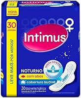 Absorvente Intimus Toda Protegida Noturno Suave Com abas 30 un