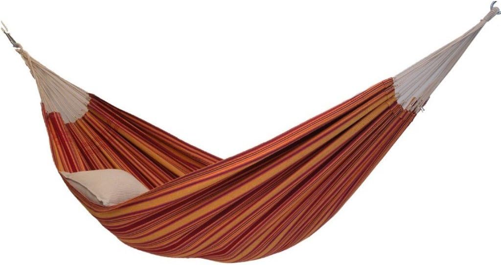 BYER OF MAINE Barbados Hammock, Authentic Brazilian, Rainbow, Recycled Cotton/Polyester Blend, 134" L x 58" W, Holds up to 330lbs