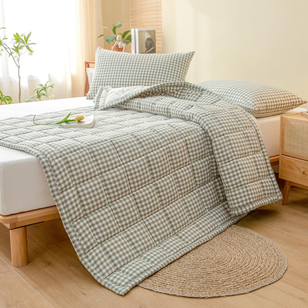 Gesteppt Matratzen Futon Topper mit Gummiband, Weich Japanische Bodenmatratze Dicke Futon Matratze, Faltbar Japanische Futon Matratze Tragbar Japanische Tatami-Rollmatte,J,150x200cm/59x79in