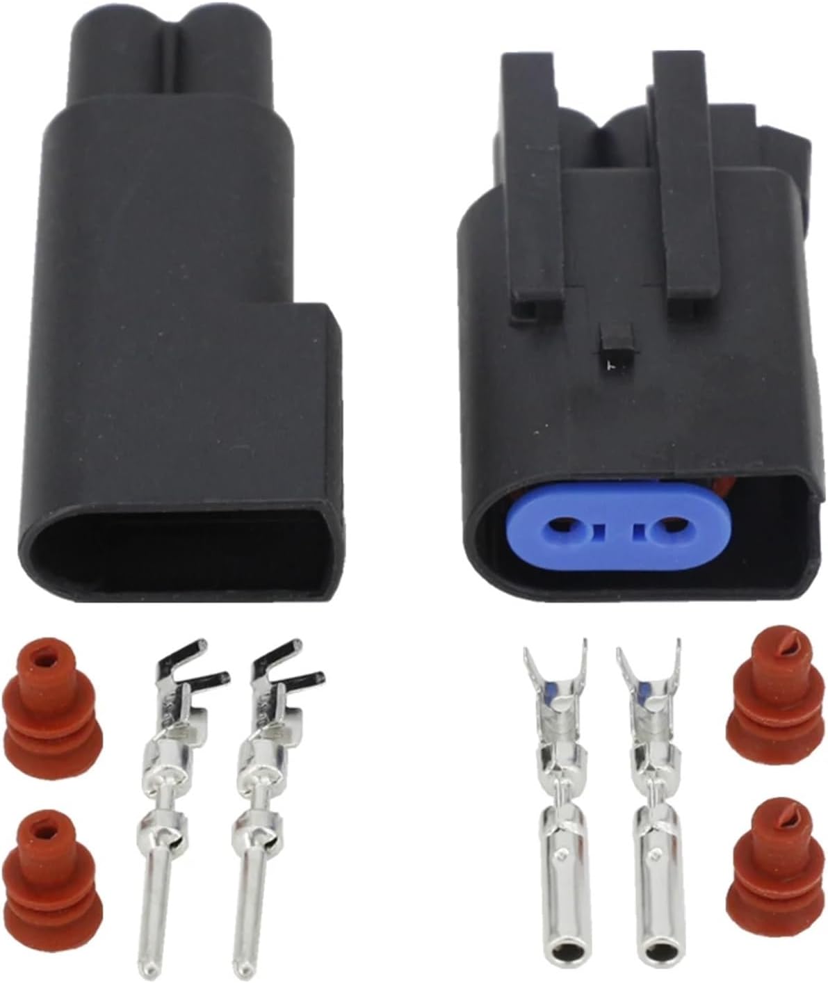 2 Pin Automobile Motor Car Engine/Socket Plug Wire Harness Connector Waterproof DJ7022Q-1.5-11/21(10 Sets)