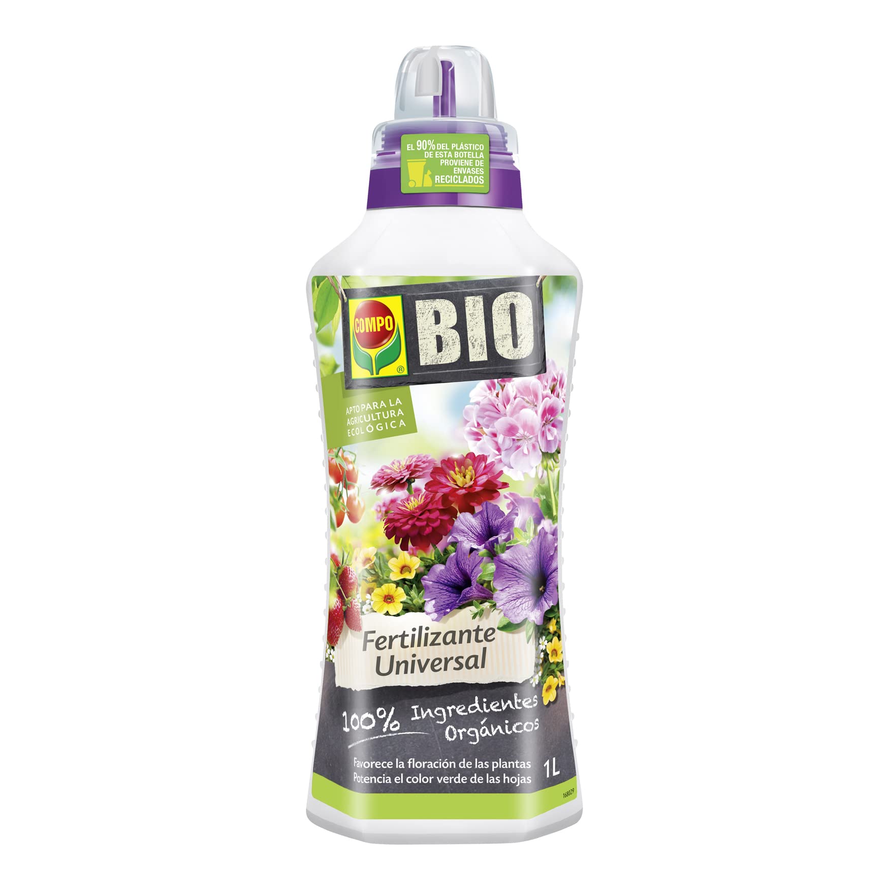 COMPO Fertilizante de calidad para plantas ornamentales de interior o terraza, Fertilizante líquido universal con extra de magnesio, 1000 ml — view 5
