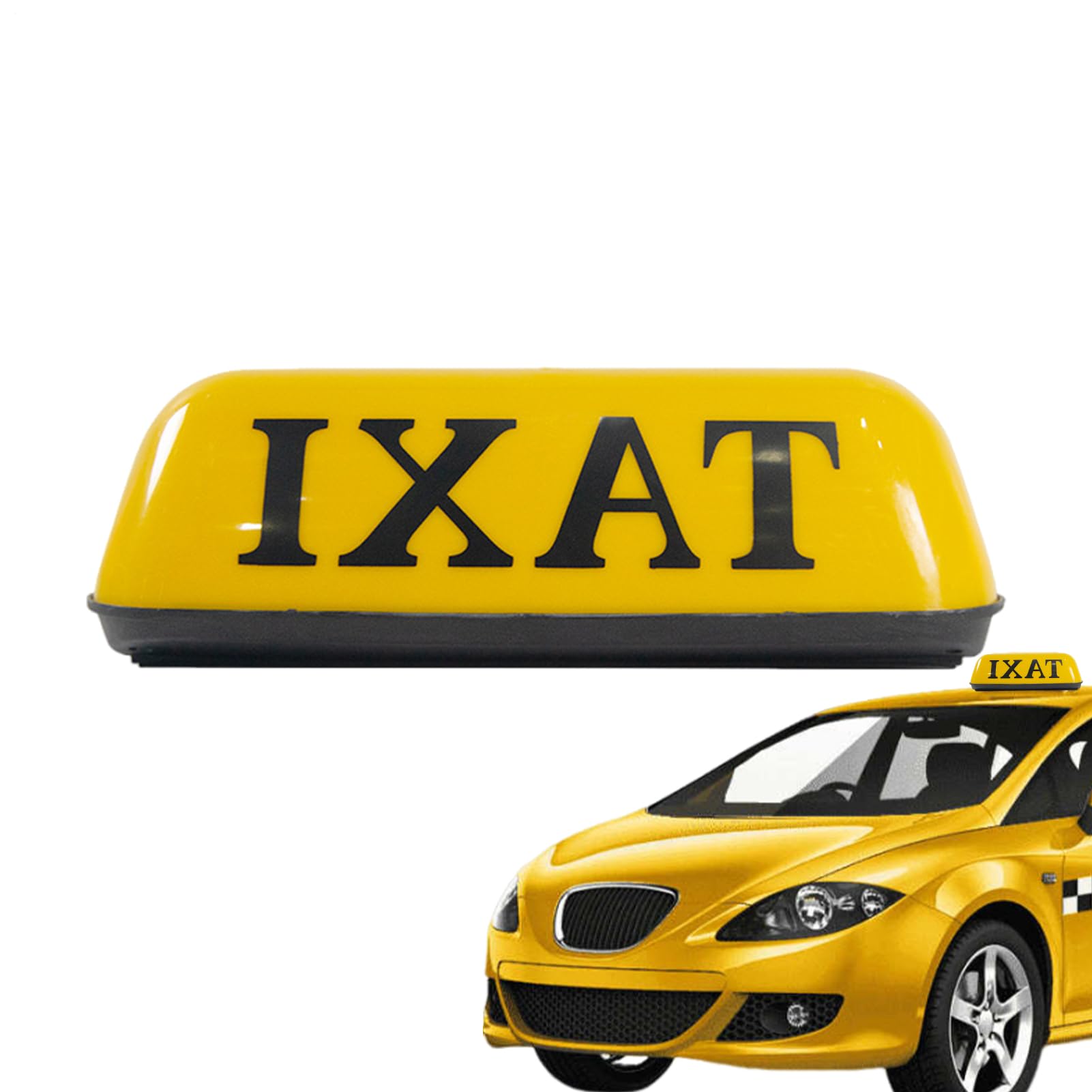 Xujuika Taxi Sign, Taxi Light Up Roof Lamp, Cab Roof Top Lighvt, Vintage Taxis Roofs Signs, Retro Taxis Light Up Signs Bright, 12v Car Roofs Sign