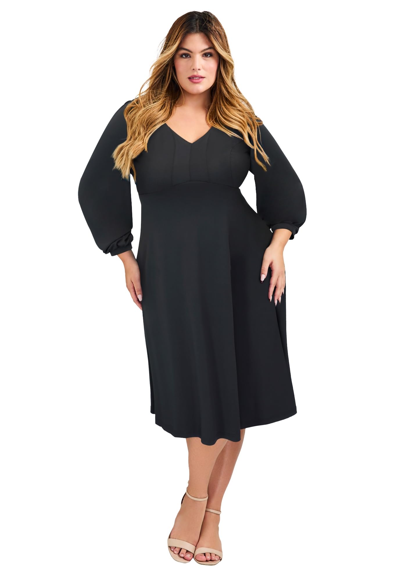 Avenue Womens Plus Size Audrey Ity Dress