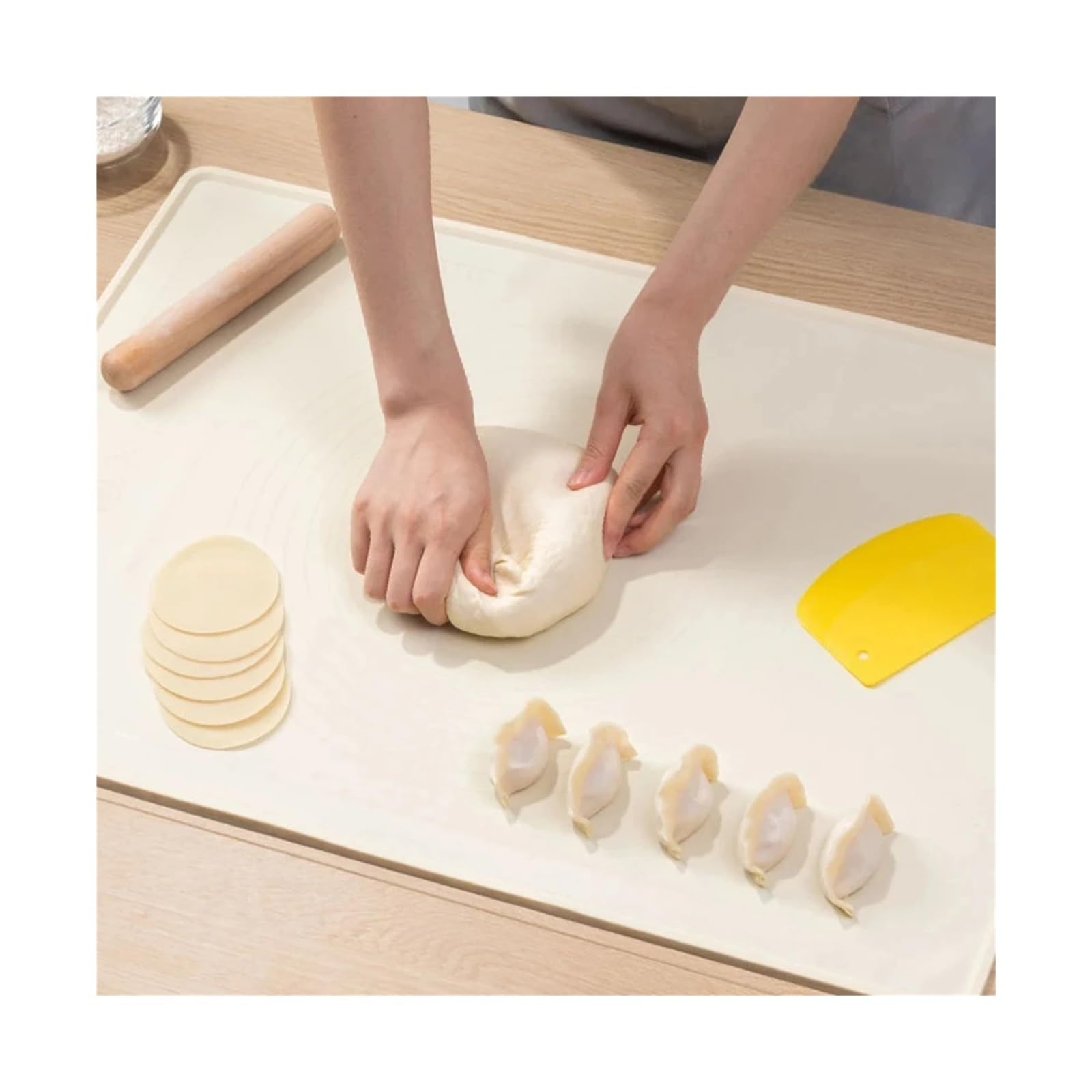 Tappetino for impasto addensante, tappetino da forno in silicone, for pizza, torte, impastatrice, cucina, grill, gadget, teglie Per Prodotti Da Forno E Dolci