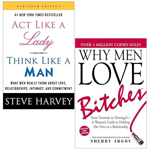 Act Like A Lady Think Like A Man By Steve Harvey &amp; Why Men Love Bitches By Sherry Argov 2 Books Collection Set