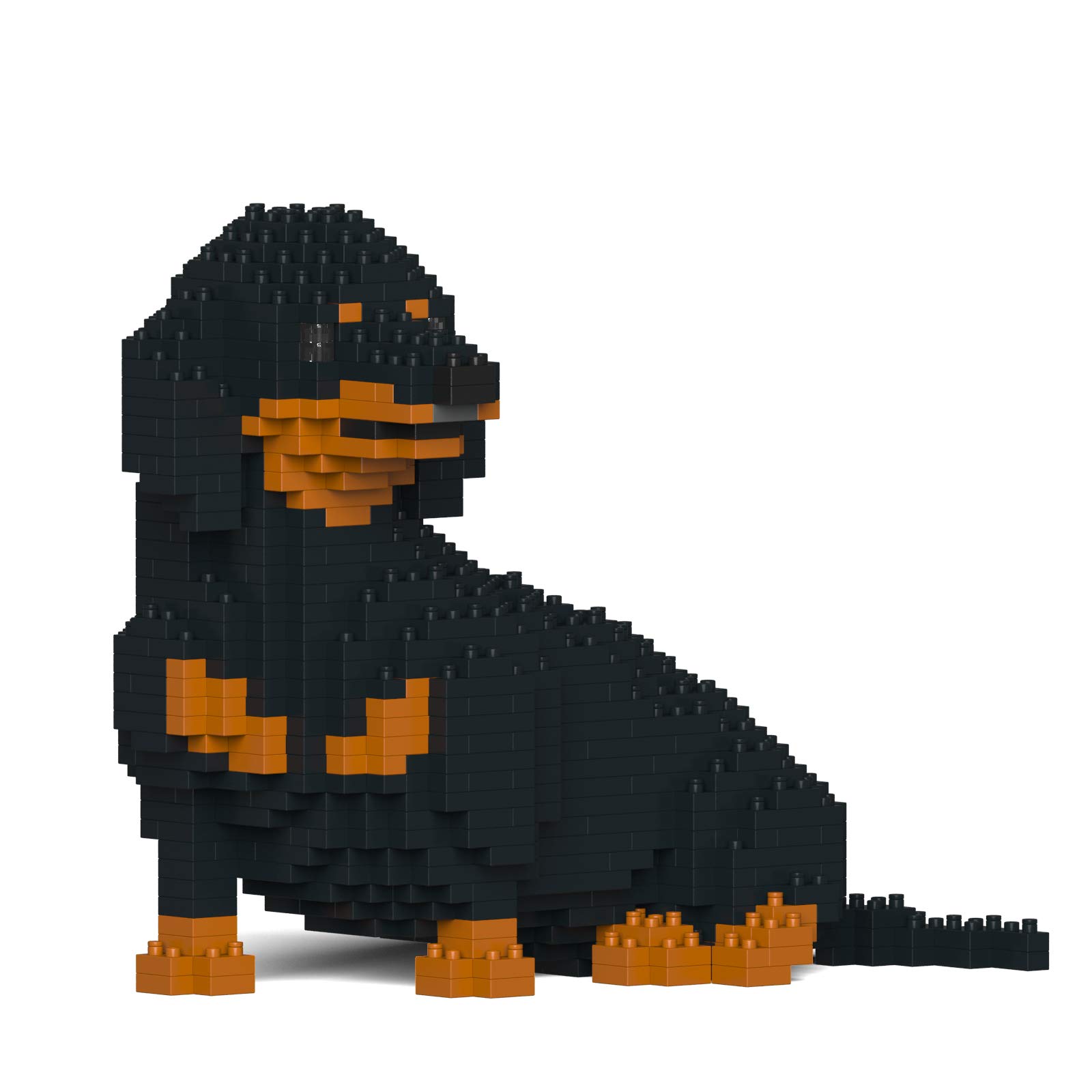 JEKCA Dachshund 05S-M01 | Bloques de construcción de plástico para perros | A partir de 14 años | Construye tu arte de ladrillo de forma robusta sin pegamento