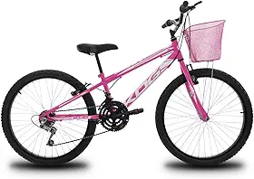 Bicicleta Infantil Aro 24 KOG Feminina 18V Cestinha