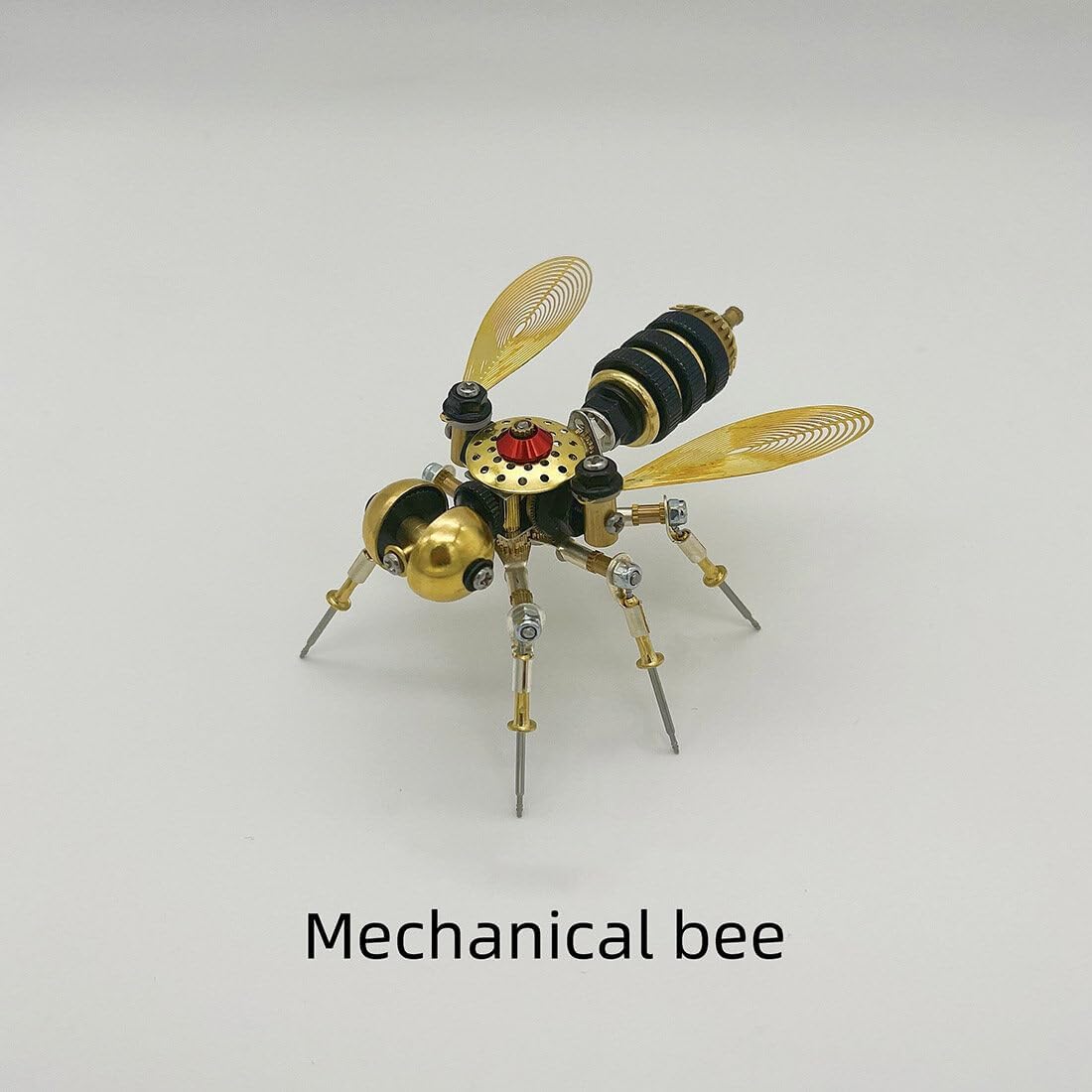 3Dメタルパズル - ビーメタルモデルキット - 90ピース DIY昆虫脳ティーザーパズルメカニカルパズルモデル - ティーンズと大