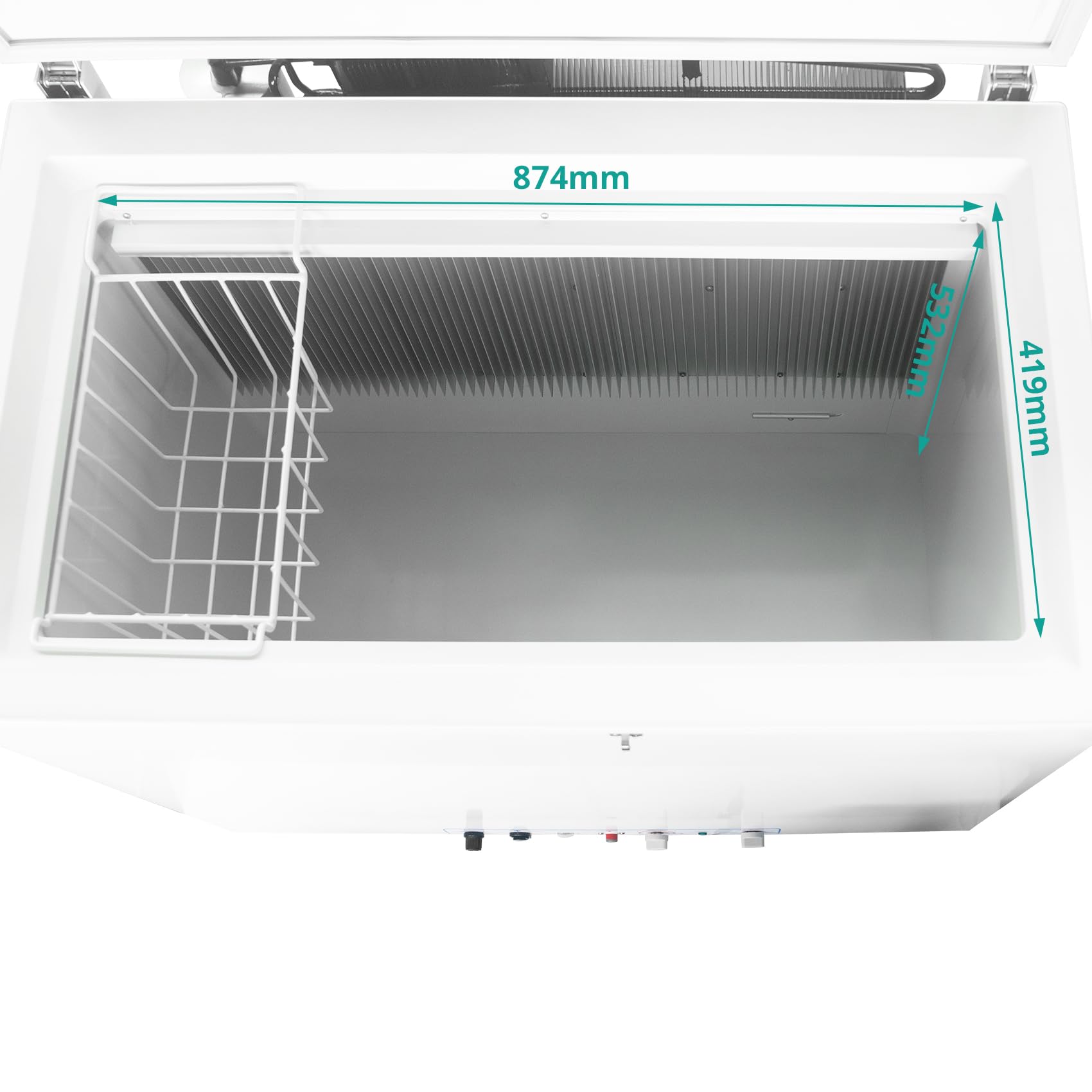 SMETA Gas Frigorífico Congelador 2 Vías Frigorífico Congelador 240V Propano para Autocaravana Caravana Garaje Autocaravana 200L Blanco con Cerradura -12°C-0°C