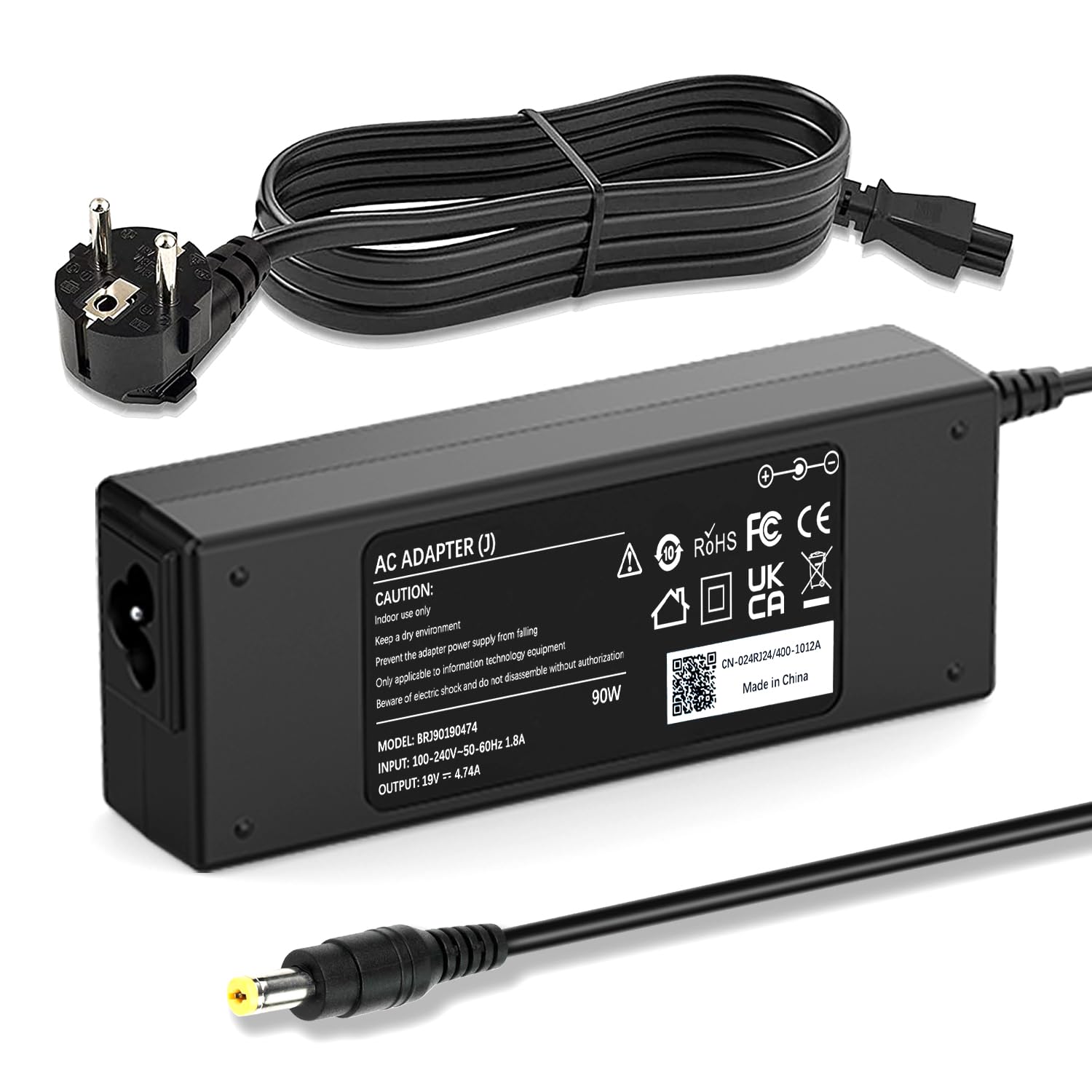 Caricatore 90W Alimentatore per Acer Aspire 3 5 E15 E17 ES15 V5 V3 E3 E5 F5 F15 5750G 7750G 7741G E5-575 E5-571 E5-573 F5-573G PA-1900-86 PA-1650-86 Caricabatteria Adattatore