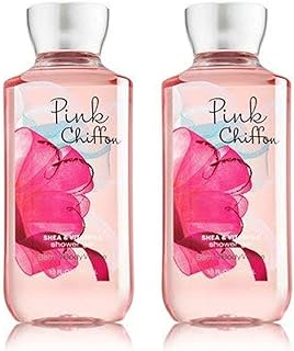 Bath & Body Works Pink Chiffon Shower Gel Gift Sets 10 Oz 2 Pack (Pink Chiffon), 20.0 ounces