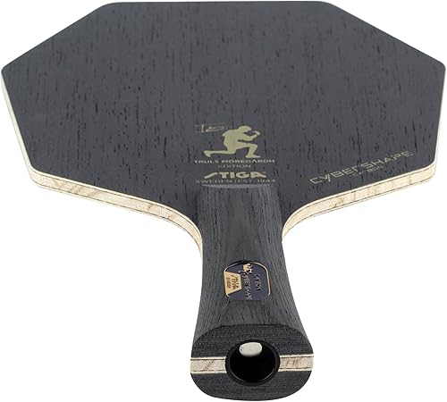 Miniatura 4 de STIGA Cybershape Carbon CWT Truls Edition - Cuchilla de tenis de mesa con tecnología de peso personalizada, control superior y agarre mejorado para