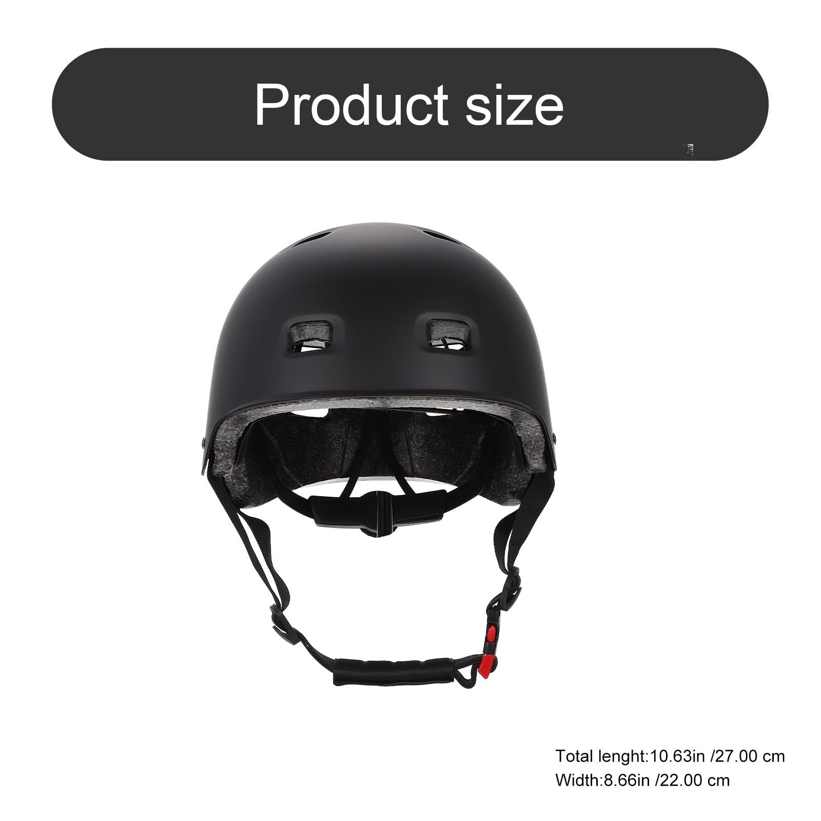 Casco para Patinaje en Línea Abs Negro para Adulto