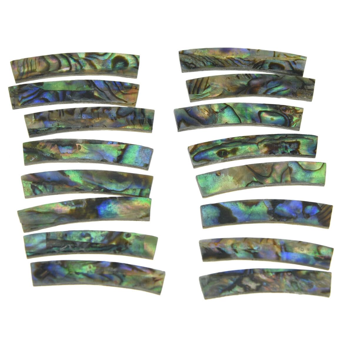 MINHTOANBV Part for Guitar Part for Guitar Rosette Paua Abalone Shell Curved Sound Hole Inlay Strips 110x4x1.5