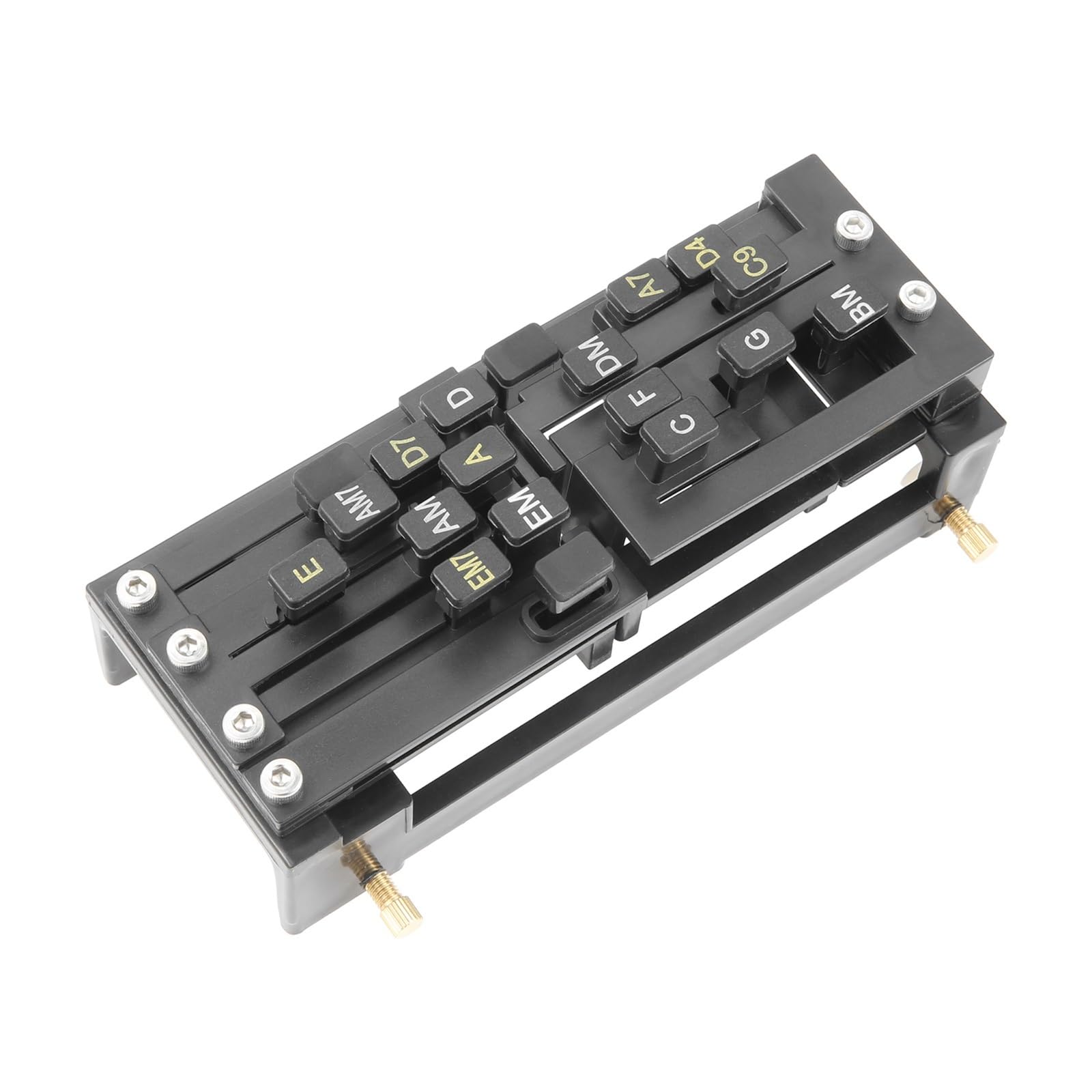 1pc Dual Akkorde Gitarre Akkord Presser for 38 Zoll/42 Zoll Akustische Gitarren Gitarre Akkord Helfer Praxis Werkzeug for Anfänger