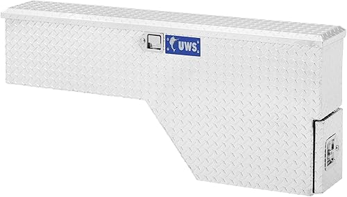 UWS EC30001 Caja de herramientas de aluminio de pared pesada del lado del conductor de 48 pulgadas, tapa rígida