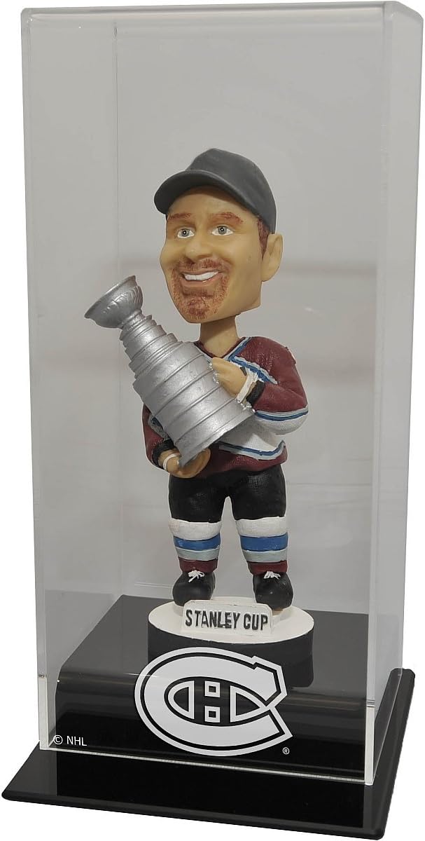 Caseworks Montreal Canadiens Bobblehead Display Case Sports Fan Bobble Head Toy