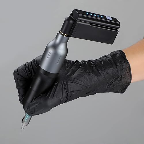 Miniatura 4 de STIGMA Kit de tatuaje inalámbrico Rotary Tattoo Machine Pen con 20 piezas de cartuchos de tatuaje agujas y fuente de alimentación de tatuaje