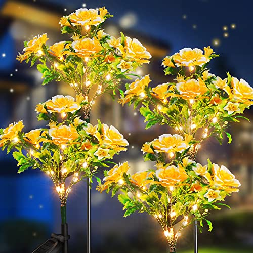Neporal Solar Garden Lights - Dusk to Dawn, Flowers Outdoor