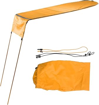Kayak Shade Canopy Portable Foldable Sunshade Set for Boat Yacht Sailing
