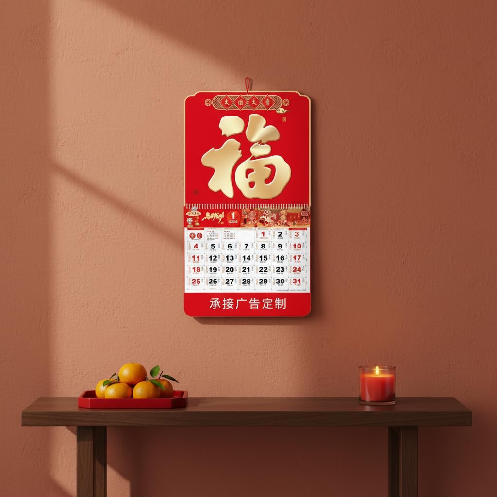 Calendario da Parete 2026 Capodanno, style to 3