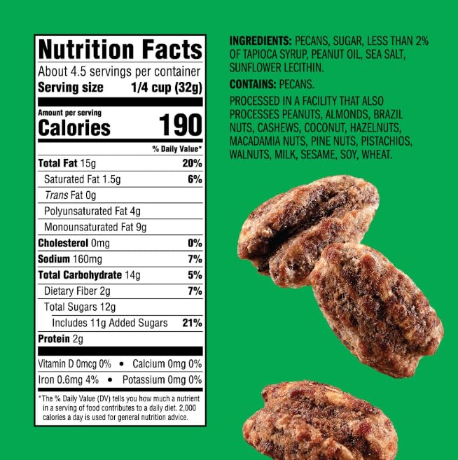 Image of Emerald Nuts Glazed Pecans, 5 Ounce (Pack of 3)