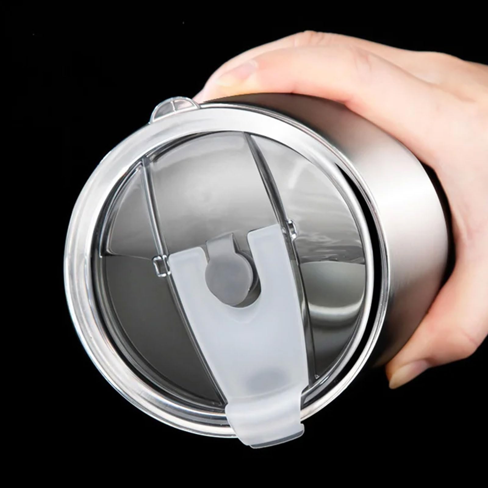 große kapazität Edelstahl-Isolierbecher, Outdoor-Reise-Kaffeetasse mit Deckel und Strohhalm, große Kapazität, Teetassen, Auto-Wasserflasche solide