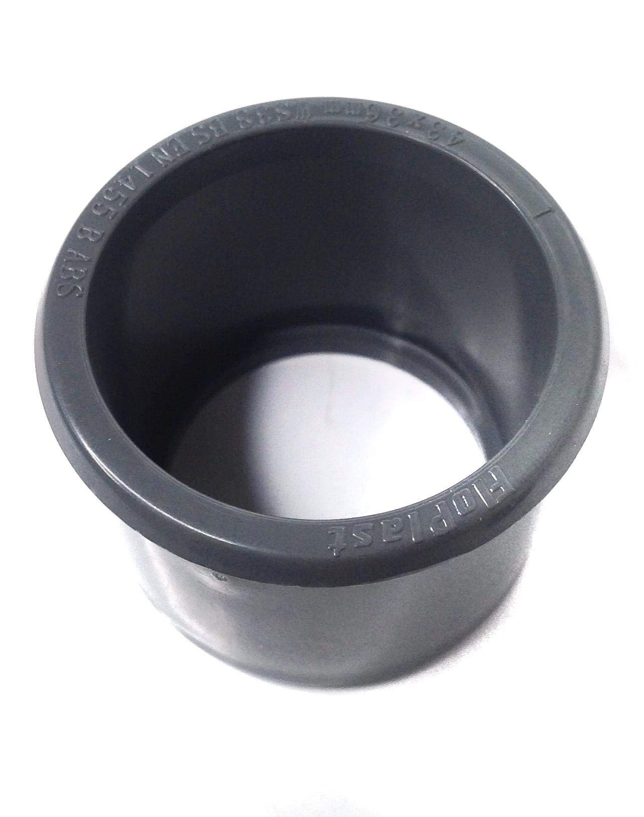Solvent Weld Grey 50mm (56mm) x 40mm (43mm) Waste Pipe Fitting Reducer - Pack of 5