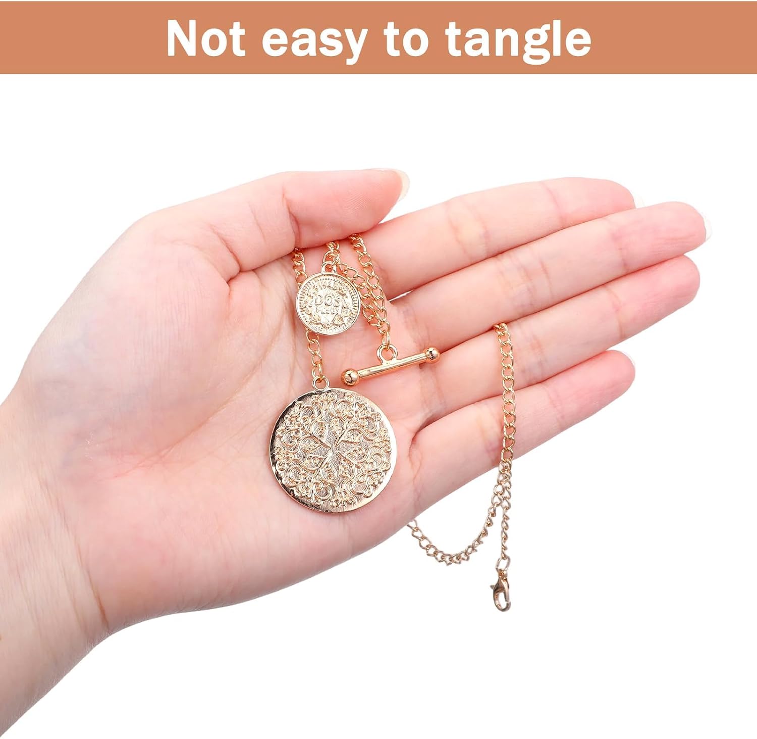 cobee Pocket Watch Chain, Gold Men's Pocket Watch Chain with Lobster T-Bar Clasps, ZincAlloy Vintage Albert Chains for Vest Suit Watches Pendant