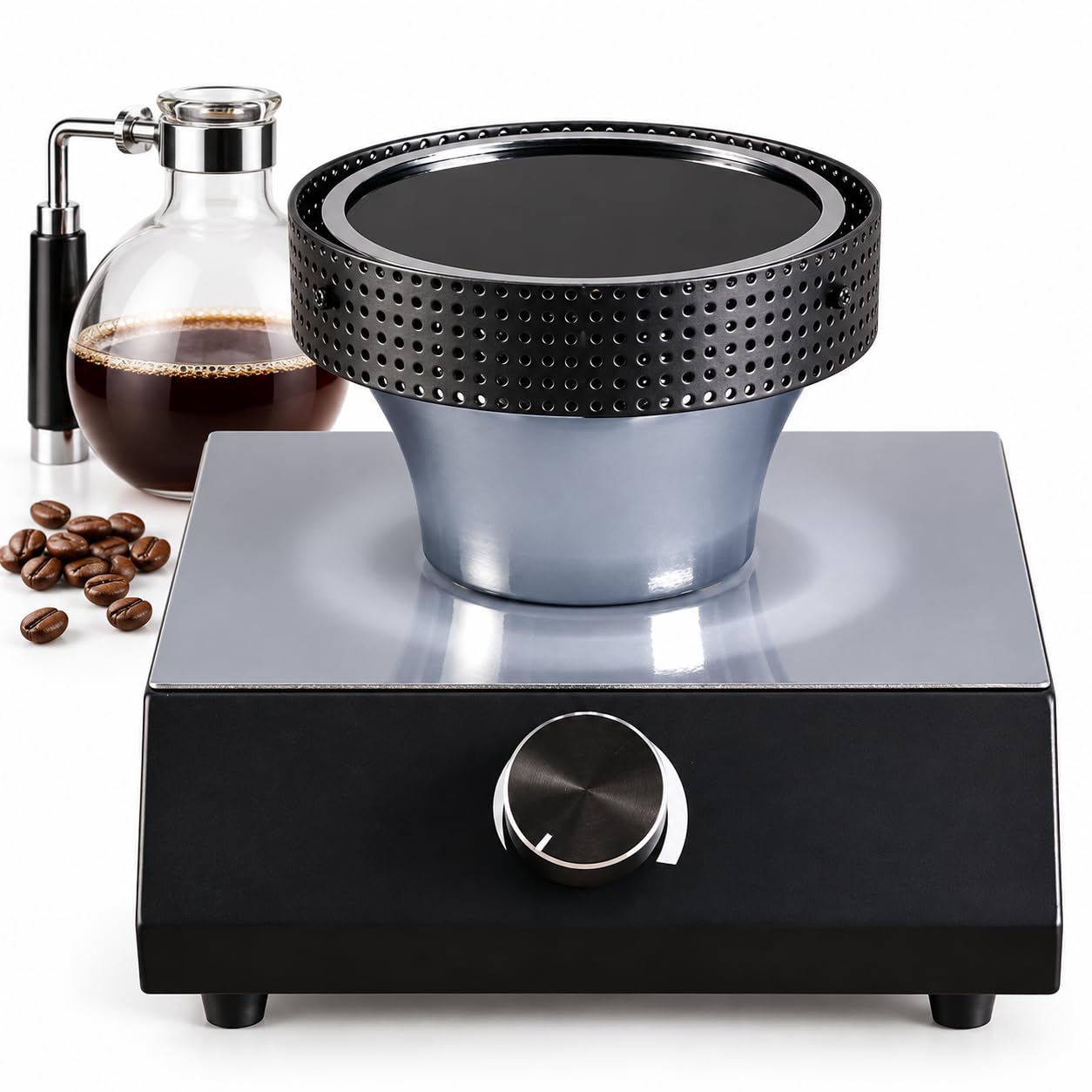 Quemador de café sifón, 400 W de potencia, control de temperatura ajustable