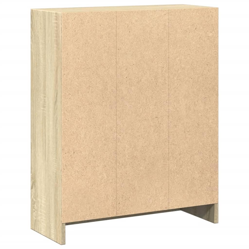 Générique Bücherregal aus Holz, 60 x 24 x 76 cm | 2 Ebenen, modernes Design, einfach zu montieren, Reinigung mit feuchtem Tuch, vielseitige Aufbewahrung