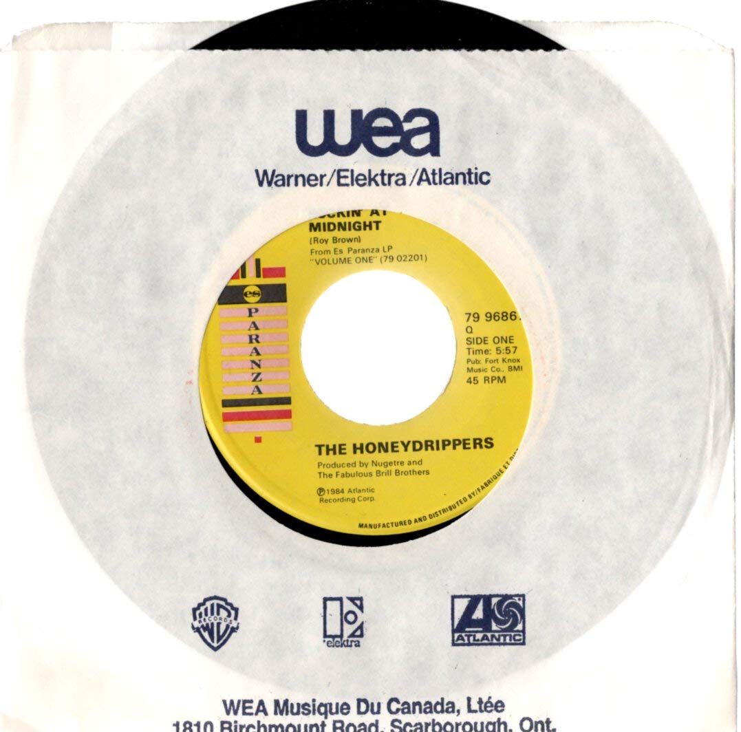 The Honeydrippers Rockin' At Midnight / Young Boy Blues 7