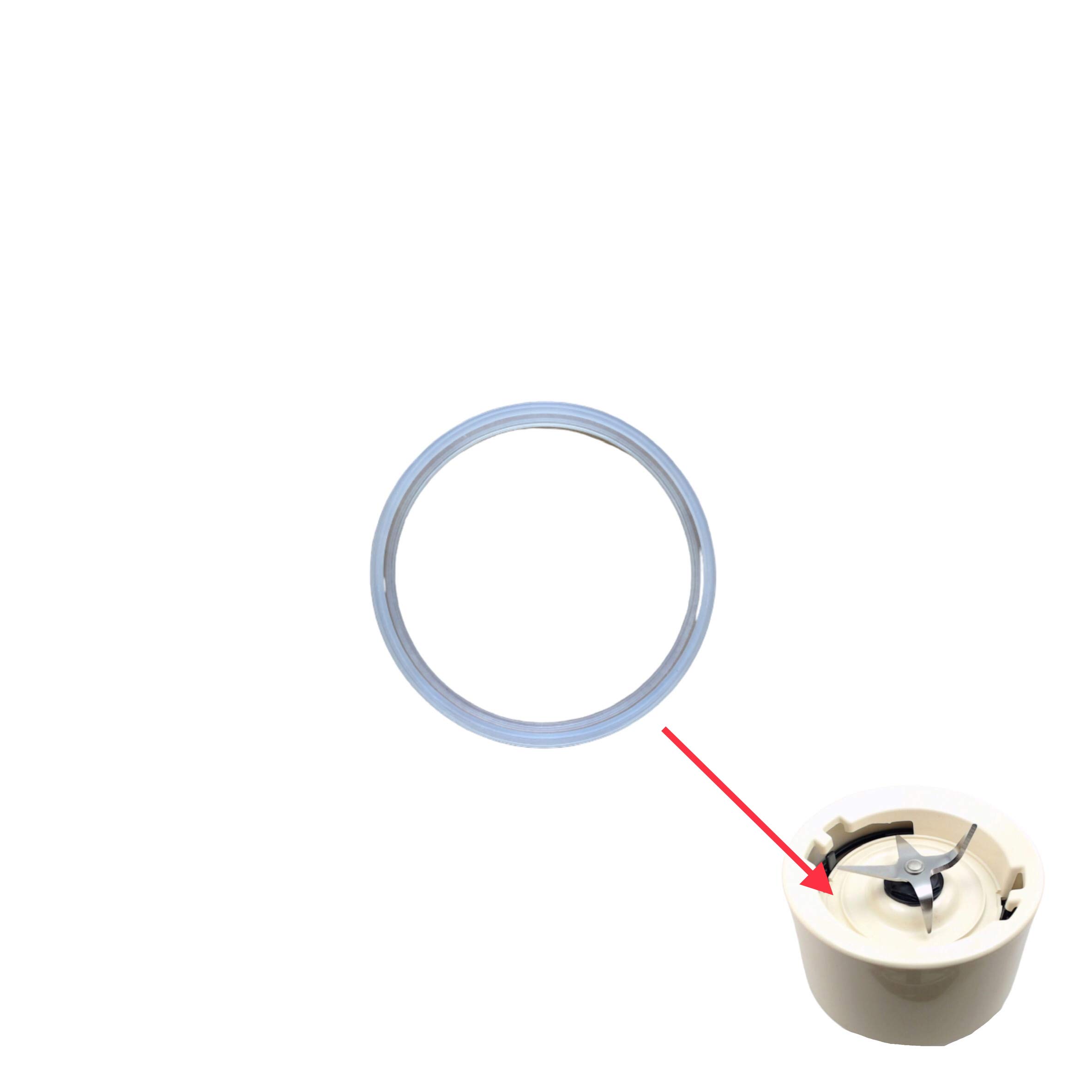 2 guarnizioni in gomma trasparenti per KitchenAid Artisan Blender 5KSB555, 5KSB5553, 5KSB565, 5KSB585