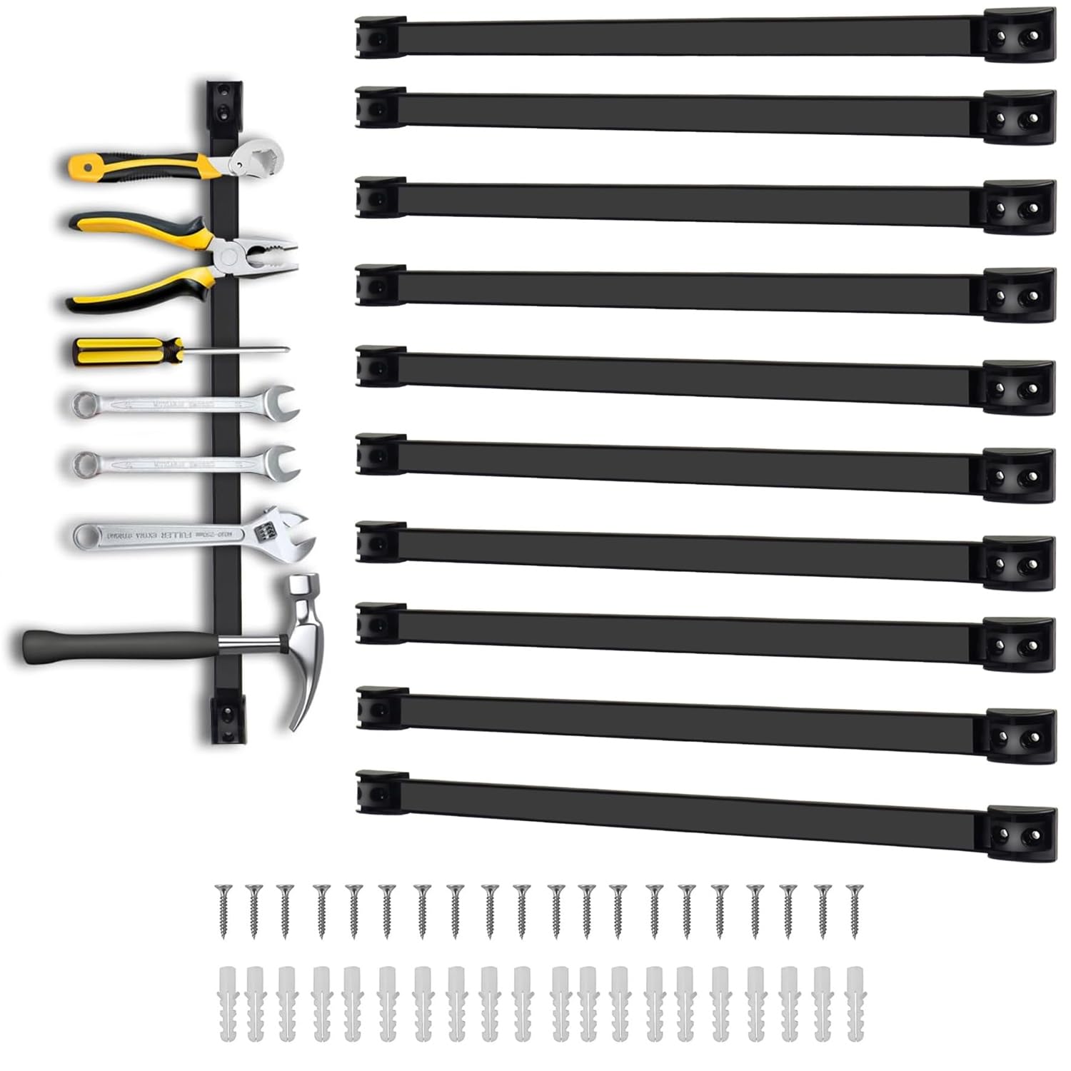 24" Magnetic Tool Holder, 5 Pack PVC-Coated Heavy Duty for Garage — Amazon image 11