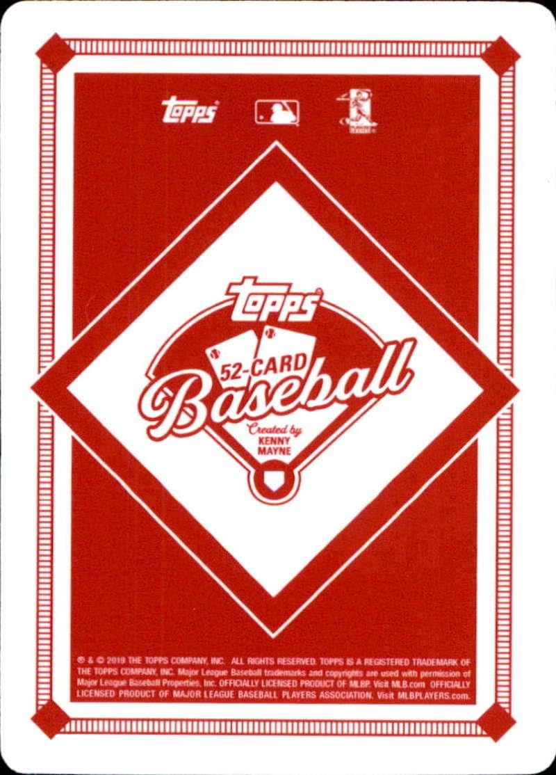 2019 Topps 52-Card #A-Red Shoes Mike Trout Baseball Card