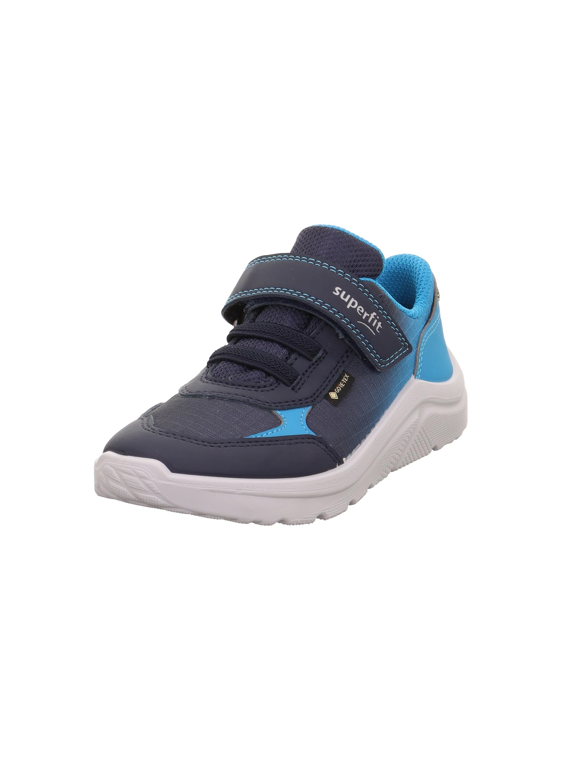 Superfit Kicks Gore-Tex Trainers, Blue 8010, 34 EU Wide, Blue 8010, 1.5 UK